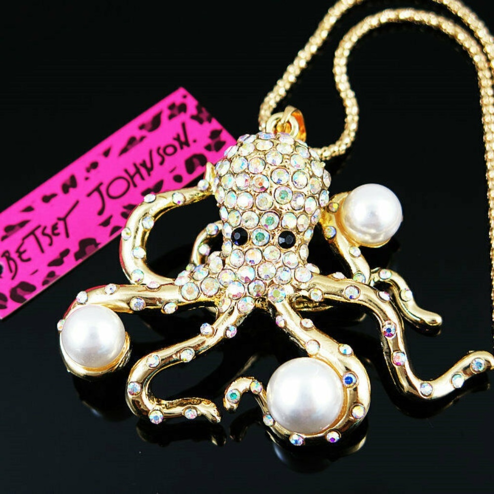 NWT Betsey Johnson Octopus Necklace